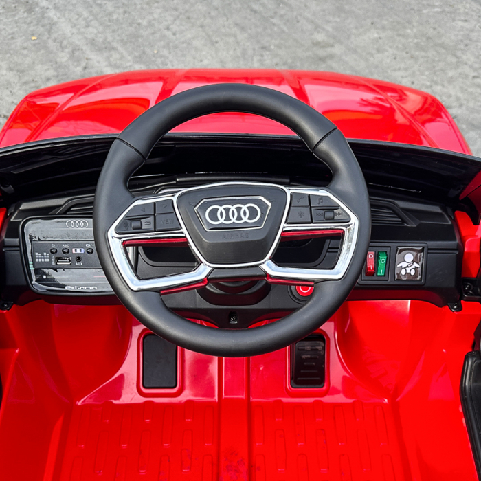 Electric licensed ride-on car for children Audi E-tron Sportback, Premium, red [16]