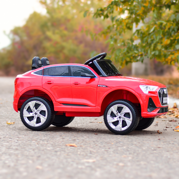 Electric licensed ride-on car for children Audi E-tron Sportback, Premium, red [3]