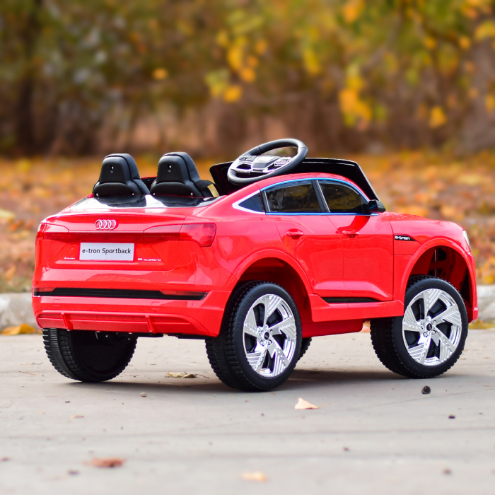 Electric licensed ride-on car for children Audi E-tron Sportback, Premium, red [8]
