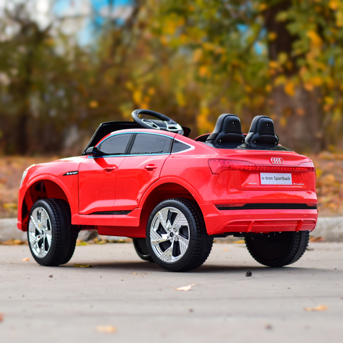 Electric licensed ride-on car for children Audi E-tron Sportback, Premium, red [11]