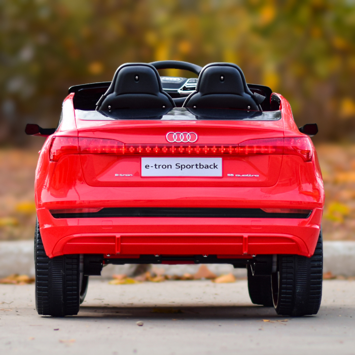 Electric licensed ride-on car for children Audi E-tron Sportback, Premium, red [10]