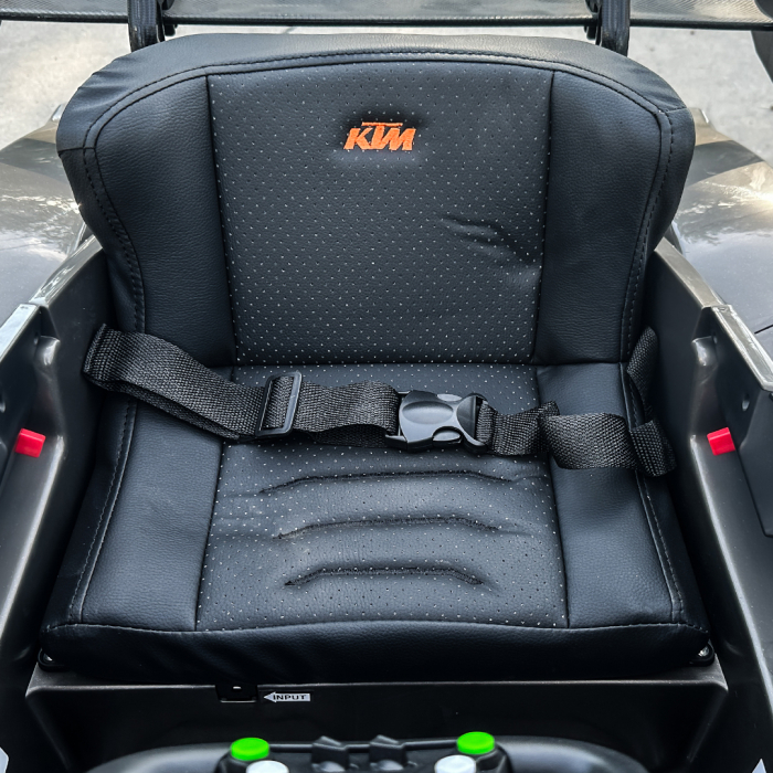 Masinuta electrica cu licenta KTM X-BOW GTX, pentru copii 2-6 ani, 90W, 12V-7Ah, premium, gri [10]