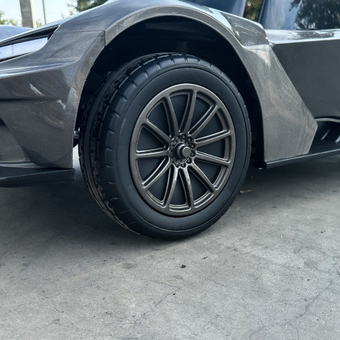 Masinuta electrica cu licenta KTM X-BOW GTX, pentru copii 2-6 ani, 90W, 12V-7Ah, premium, gri [11]
