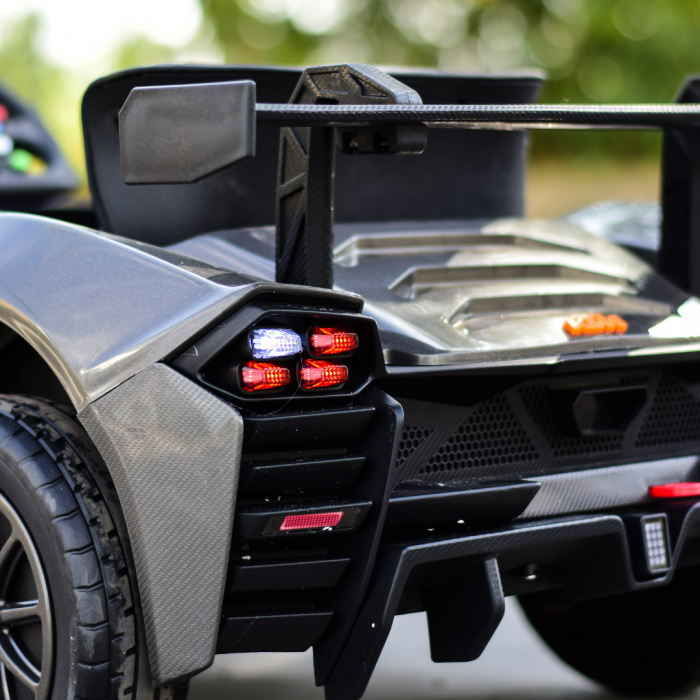 Masinuta electrica cu licenta KTM X-BOW GTX, pentru copii 2-6 ani, 90W, 12V-7Ah, premium, gri [7]
