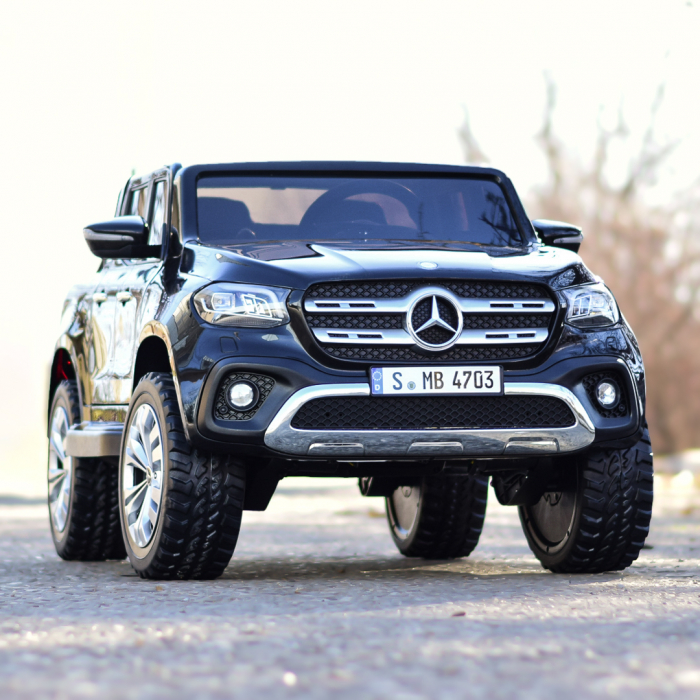 Licensed ride-on car for children Mercedes X-Class, 4x4, 180W, 12V-14Ah, Deluxe, Mp4, black [3]