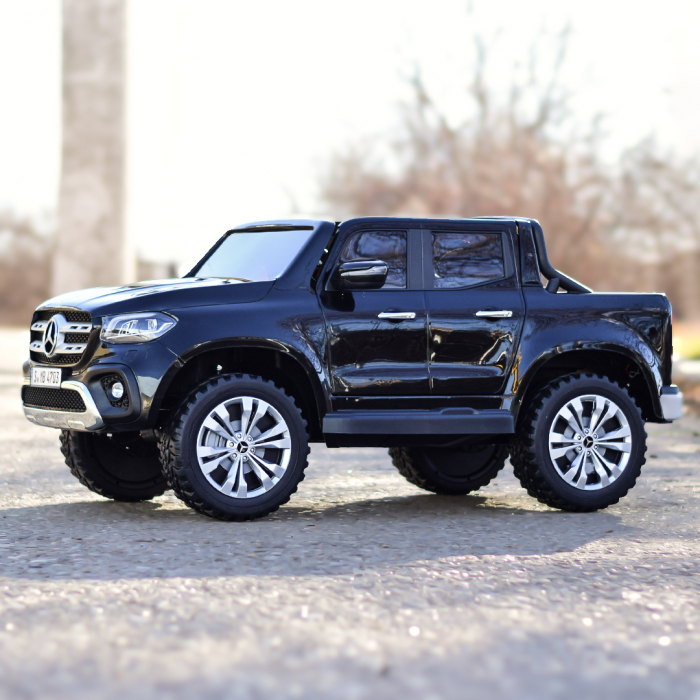 Licensed ride-on car for children Mercedes X-Class, 4x4, 180W, 12V-14Ah, Deluxe, Mp4, black [7]