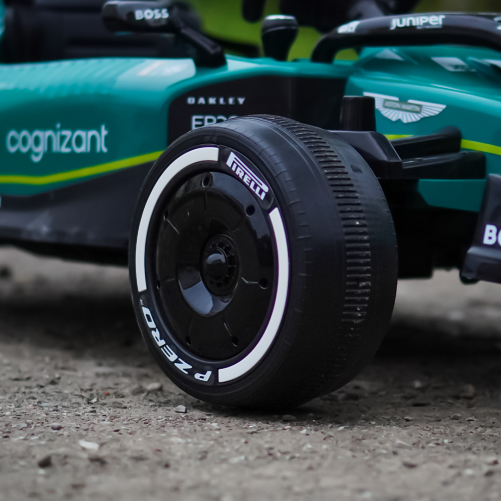 Masinuta electrica de Formula 1 pentru copii Aston Martin, 160W, 24V 5Ah, echipare premium, verde [18]