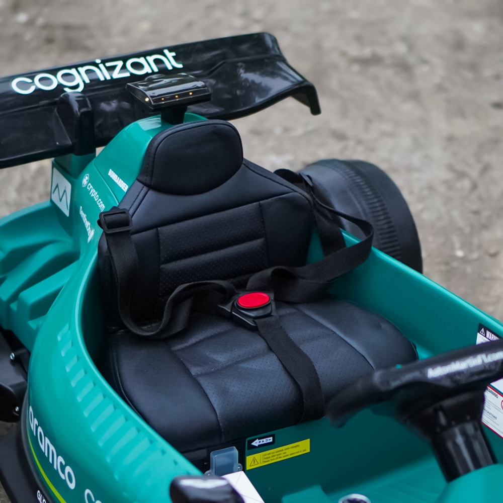 Masinuta electrica de Formula 1 pentru copii Aston Martin, 160W, 24V 5Ah, echipare premium, verde [14]