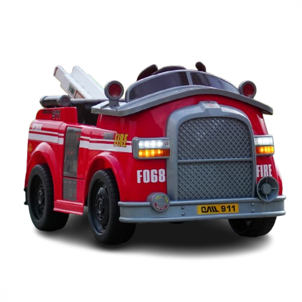 Ride on fire truck BJJ306 for children, 70W, 12V, red [1]