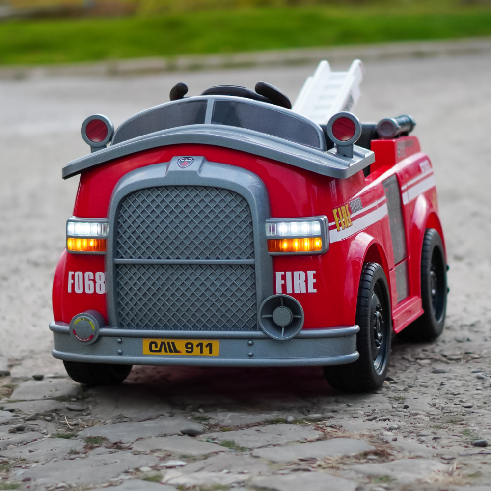 Ride on fire truck BJJ306 for children, 70W, 12V, red [2]