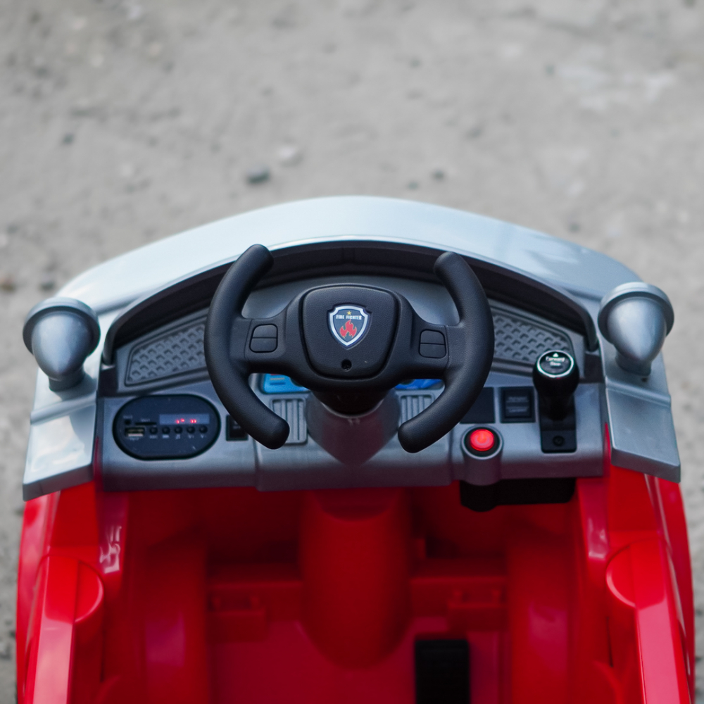 Ride on fire truck BJJ306 for children, 70W, 12V, red [14]