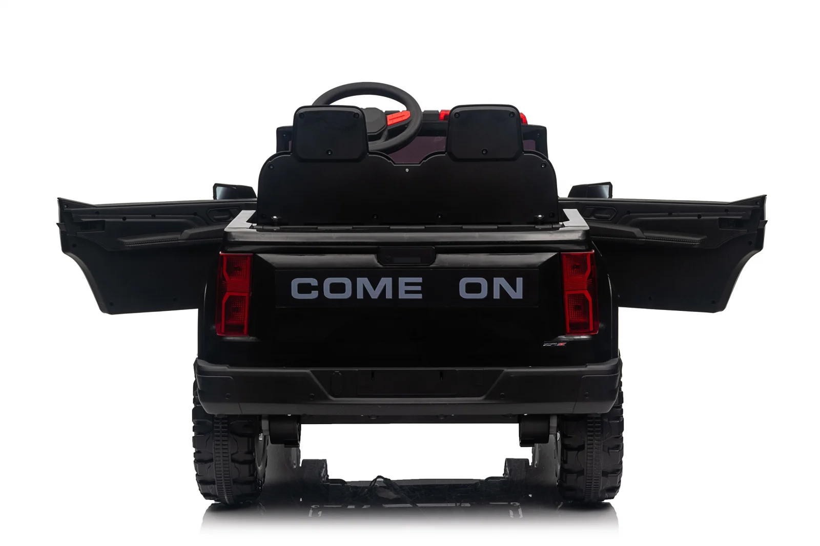 FirePatrol 24V 4x4 Electric Ride-On Car for Kids, Ages 3–6, 800W, Premium Black Edition [7]