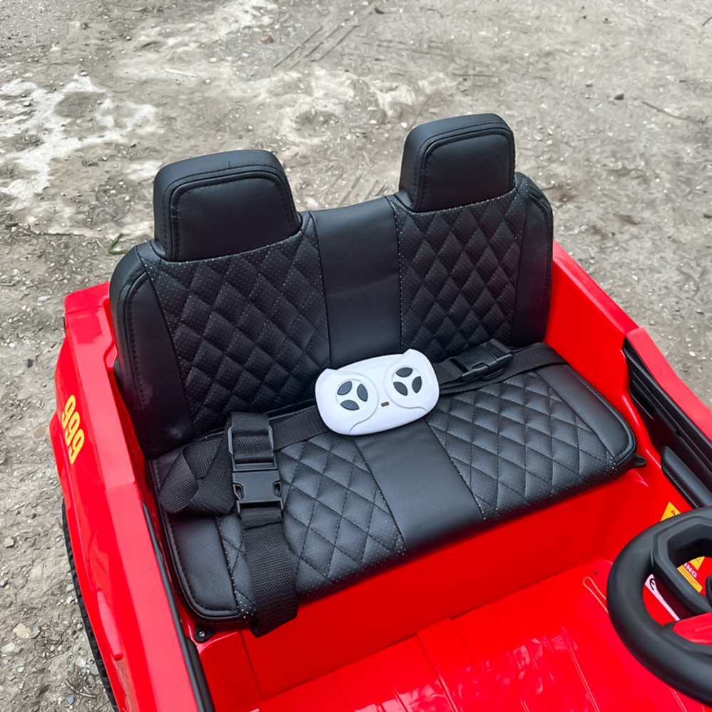 FirePatrol 24V 4x4 Electric Ride-On Car for Kids, Ages 3–6, 800W, Premium Red Edition [11]