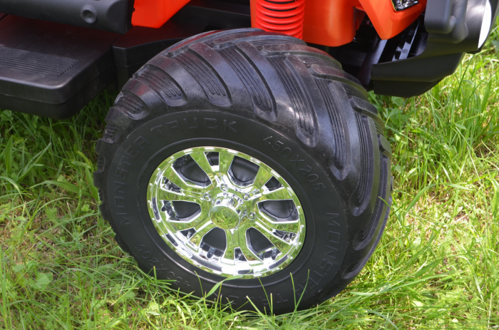 Masinuta electrica FORD MONSTER TRUCK 4x4 180W, DELUXE, portocaliu [11]
