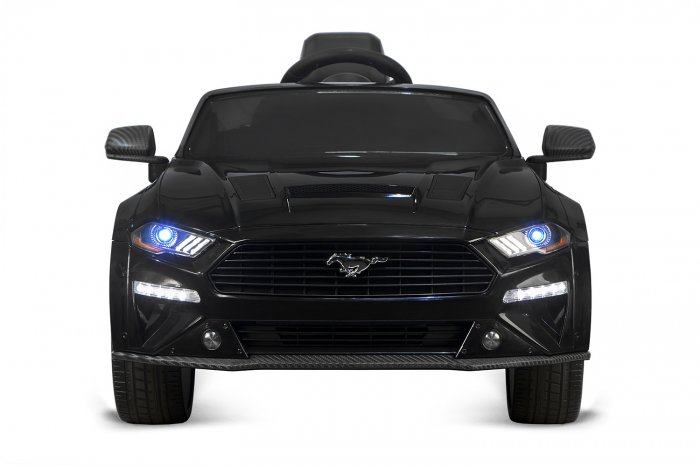 Masinuta electrica FORD Mustang, pentru 3-7 ani, putere 110W,  24V, functie de drift, negru [2]
