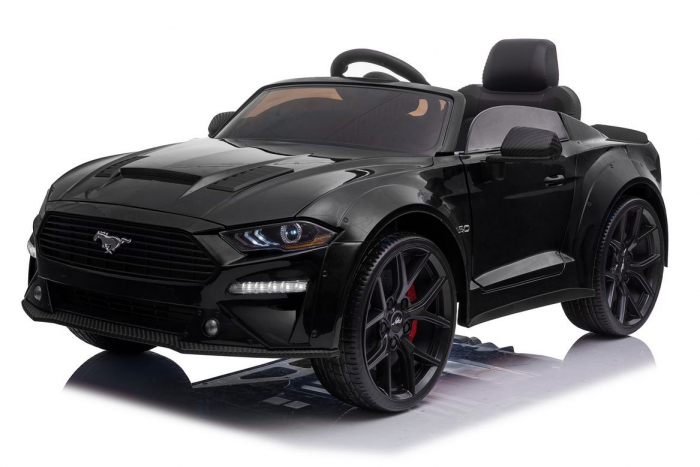 Masinuta electrica FORD Mustang, pentru 3-7 ani, putere 110W,  24V, functie de drift, negru [1]