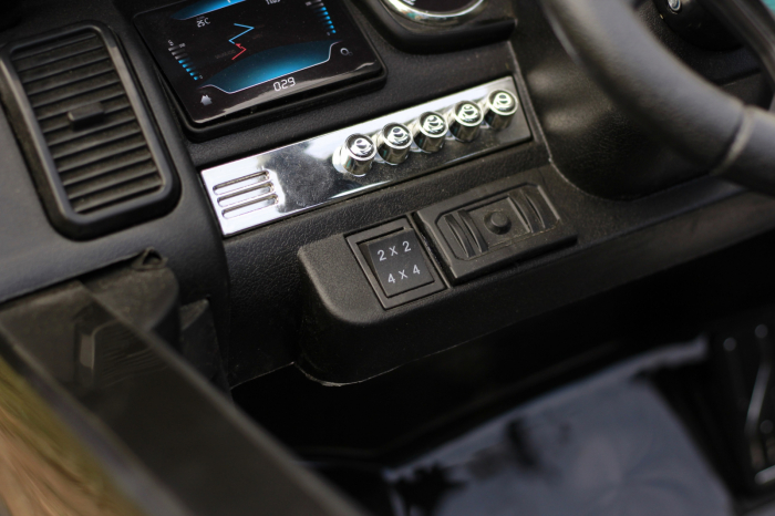 Masinuta electrica pentru copii Ford Ranger, 4x4, 180W, echipare DELUXE, negru [14]