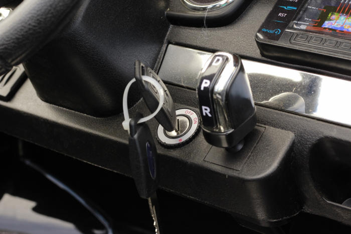 Masinuta electrica pentru copii Ford Ranger, 4x4, 180W, echipare DELUXE, negru [5]