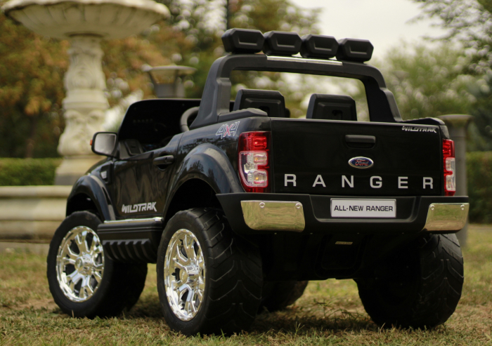 Masinuta electrica pentru copii Ford Ranger, 4x4, 180W, echipare DELUXE, negru [11]