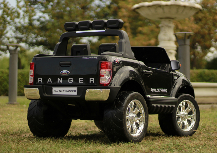 Masinuta electrica pentru copii Ford Ranger, 4x4, 180W, echipare DELUXE, negru [13]