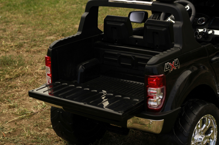 Masinuta electrica pentru copii Ford Ranger, 4x4, 180W, echipare DELUXE, negru [15]
