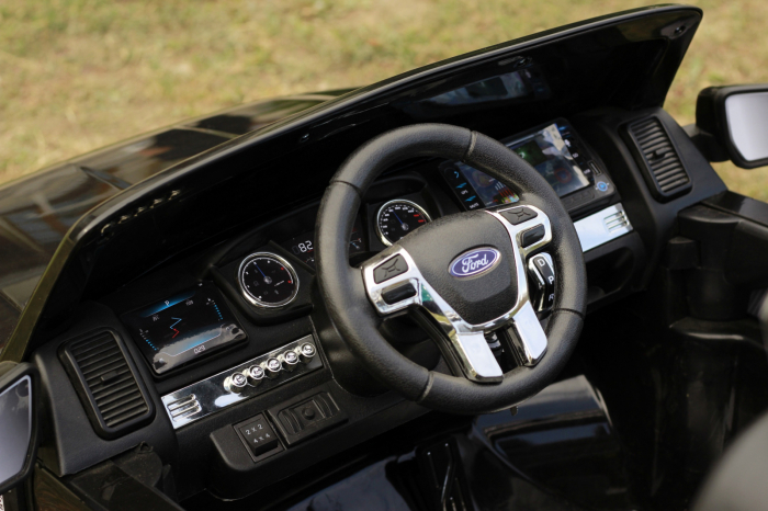 Masinuta electrica pentru copii Ford Ranger, 4x4, 180W, echipare DELUXE, negru [2]