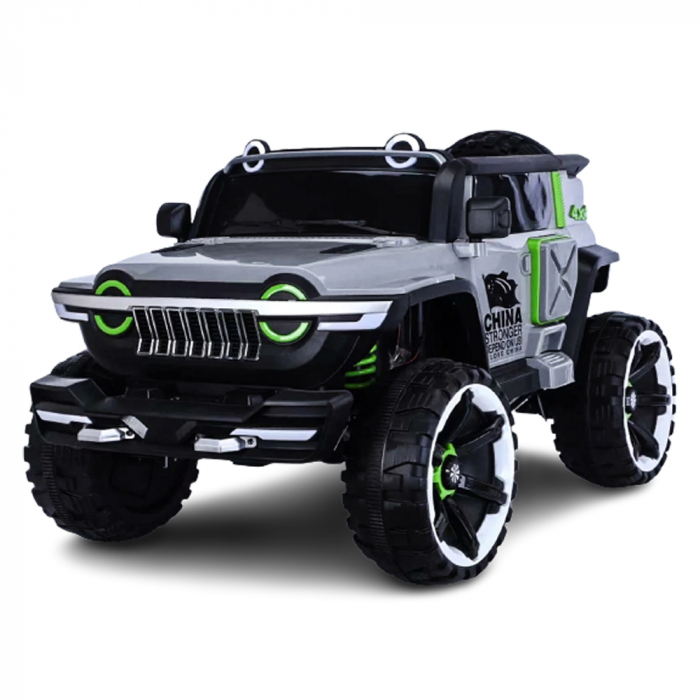 Masinuta electrica 4x4 Rampage, 140W, 12V PREMIUM, roti EVA, Gri [2]