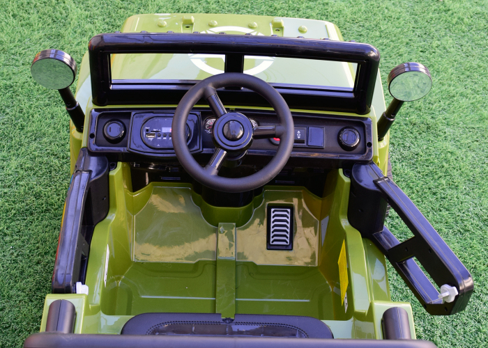 Electric ride on-car BJ001 70W 12V, Mp3 player, Army Green [9]
