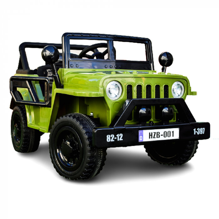 Electric ride on-car BJ001 70W 12V, Mp3 player, Army Green [2]