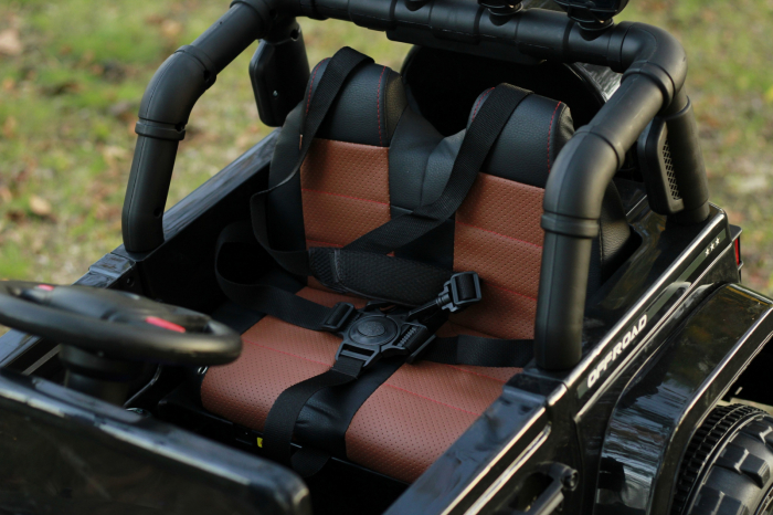 Kinderauto BJ7588 Ride-On off road car for children, 90W, 12V, leather seat, black [3]