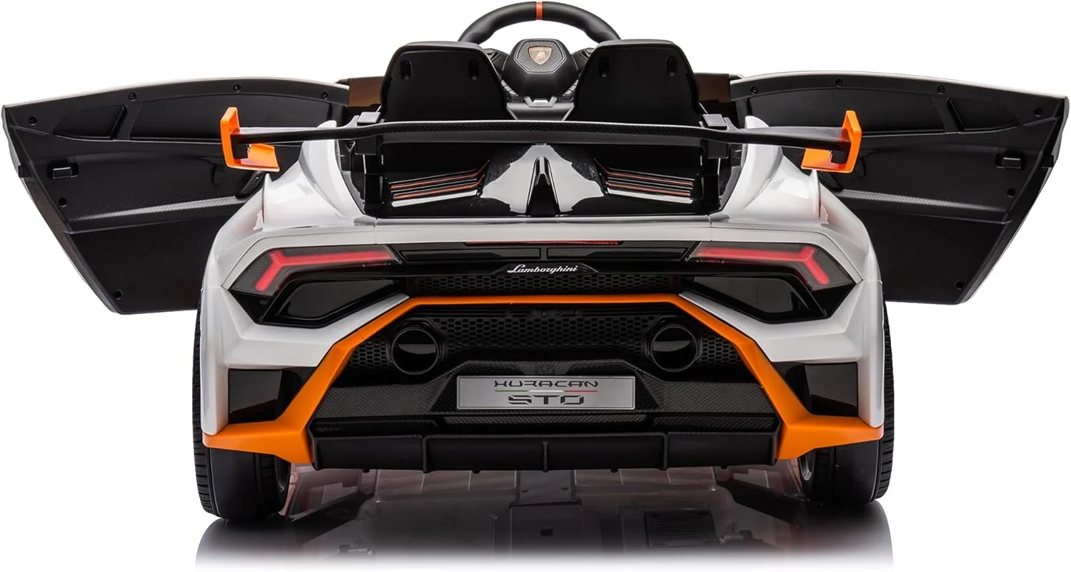 Electric car for children, with drift function Lamborghini Huracan STO, power 500W, 24V, bluetooth, white [3]