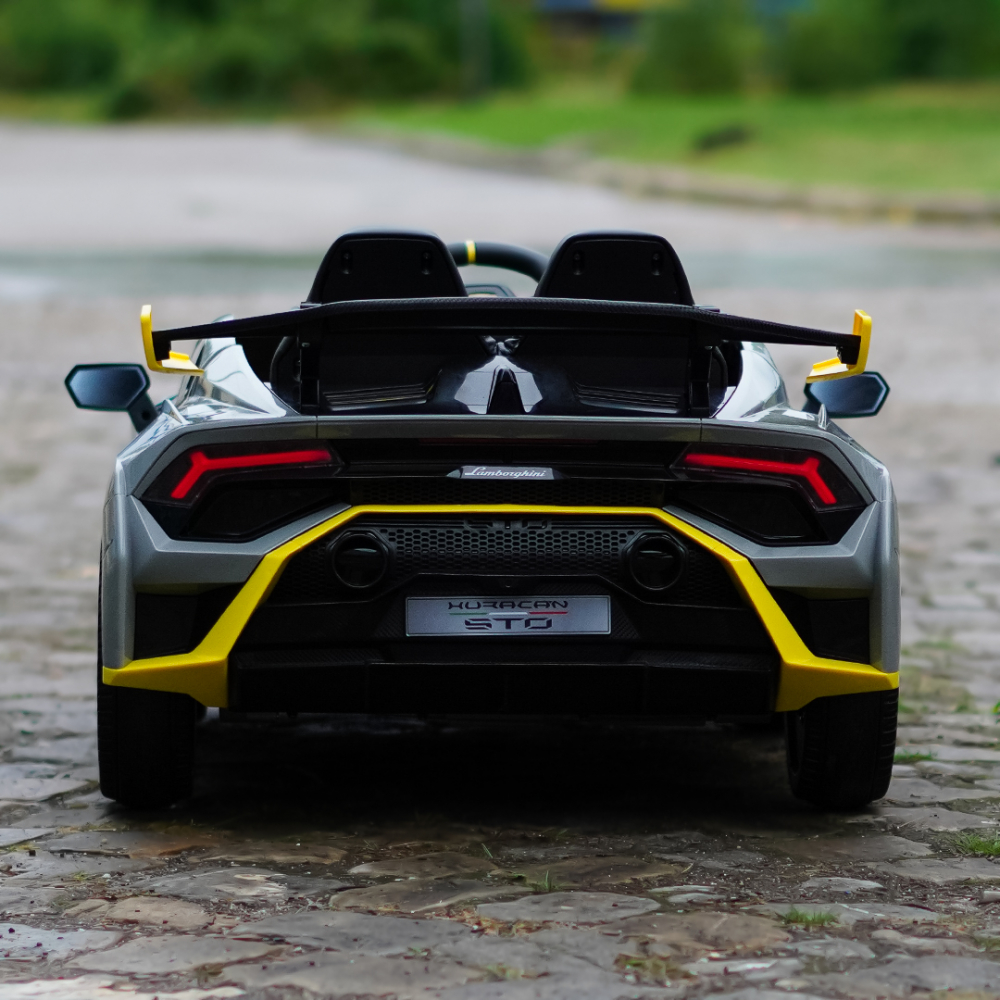 Electric car for children, with drift function Lamborghini Huracan STO, power 500W, 24V, bluetooth, gray [7]