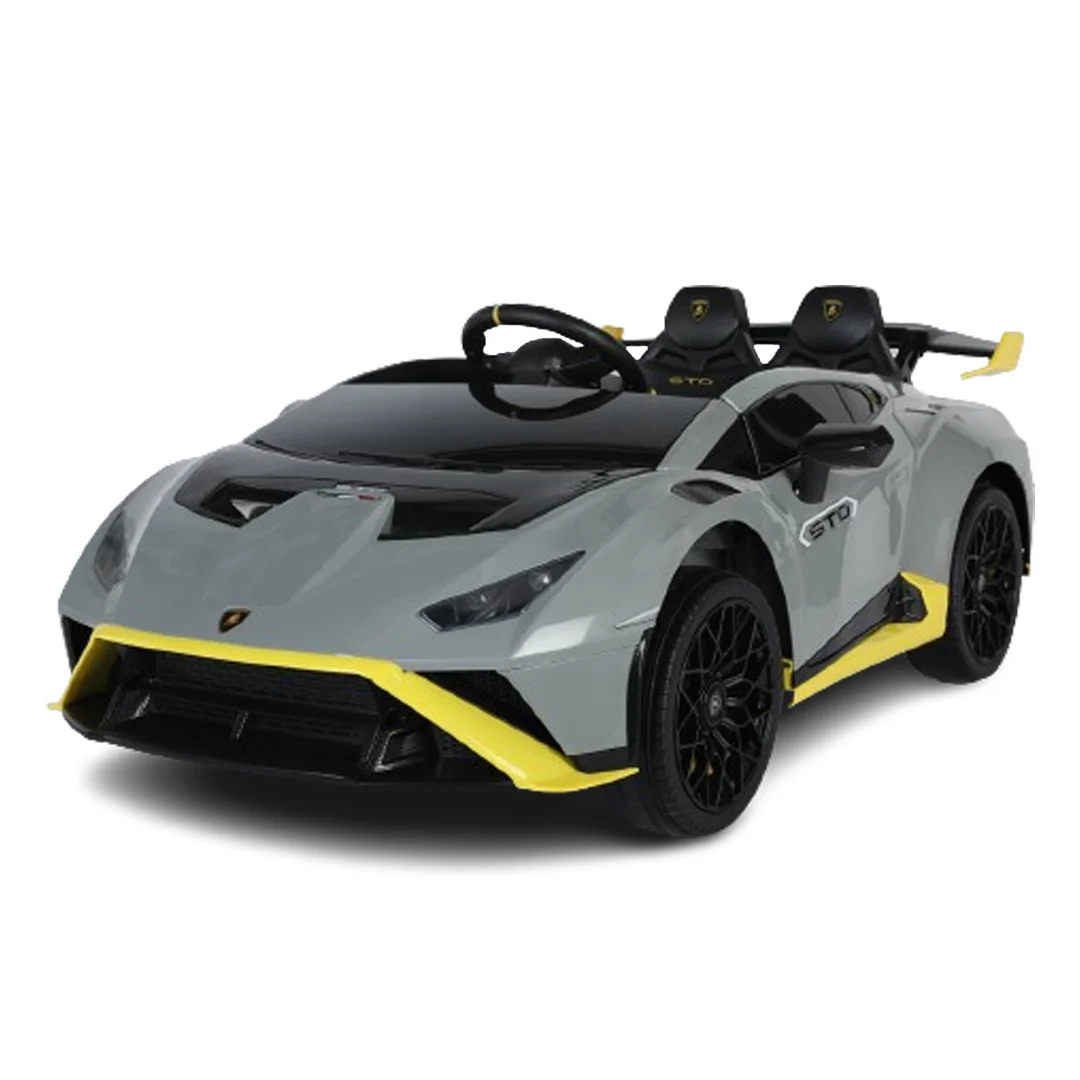 Electric car for children, with drift function Lamborghini Huracan STO, power 500W, 24V, bluetooth, gray [1]