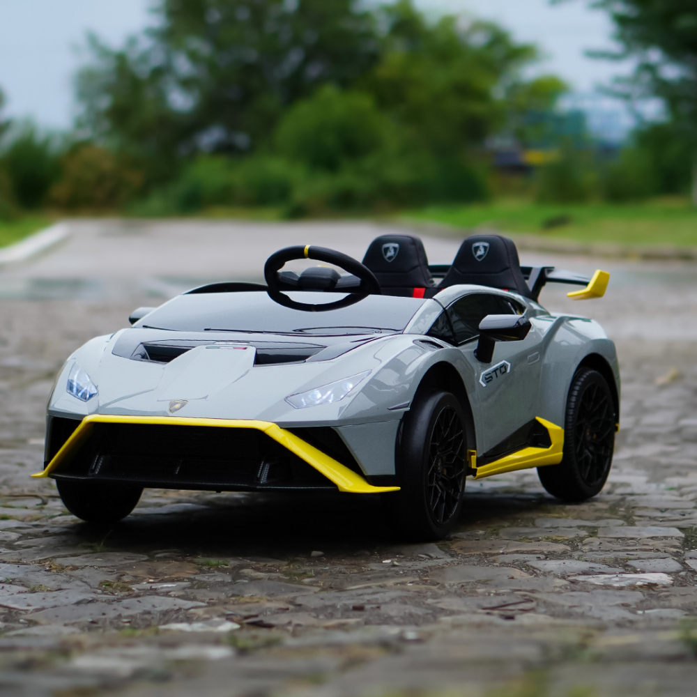 Electric car for children, with drift function Lamborghini Huracan STO, power 500W, 24V, bluetooth, gray [3]