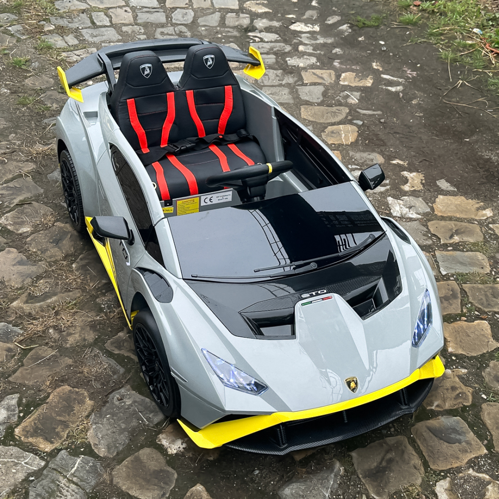 Electric car for children, with drift function Lamborghini Huracan STO, power 500W, 24V, bluetooth, gray [13]