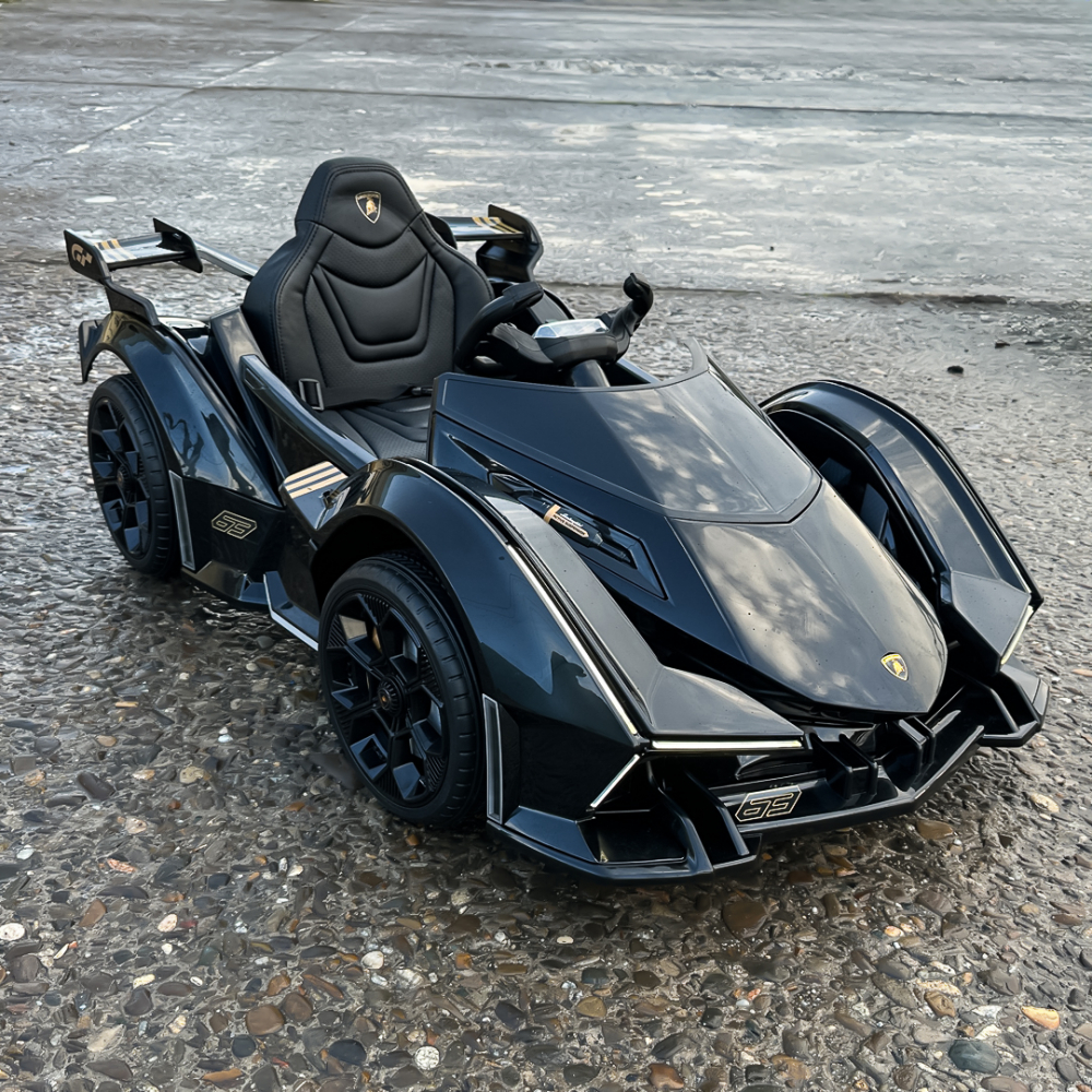 Masinuta electrica Lamborghini Lambo12 Vision, 4x4, 140W, 12V 14Ah, premium, neagra [13]