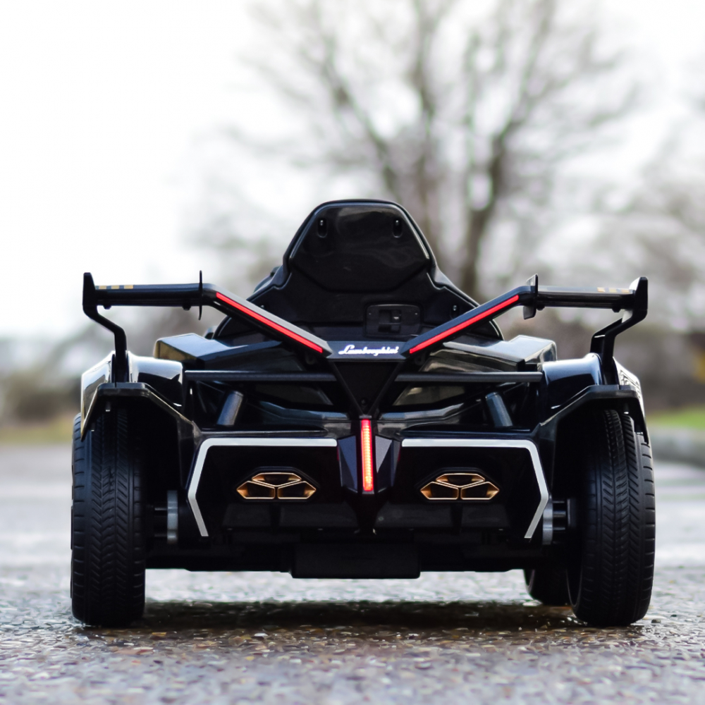 Masinuta electrica Lamborghini Lambo12 Vision, 4x4, 140W, 12V 14Ah, premium, neagra [9]