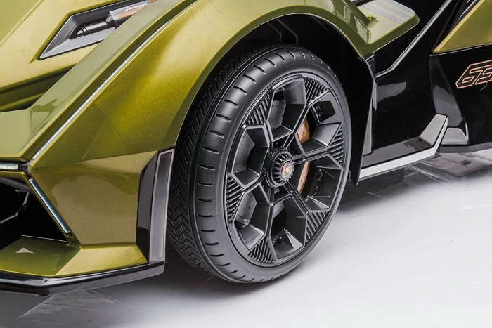 Masinuta electrica Lamborghini Lambo12 Vision 90W 12V PREMIUM, #Army Green [7]