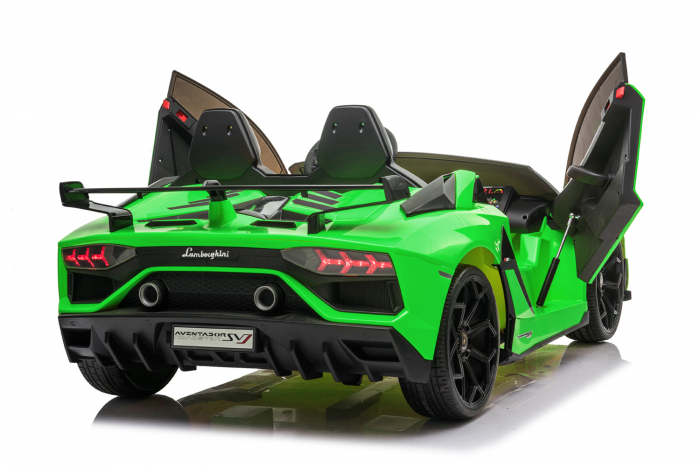 Masinuta electrica Lamborghini SVJ cu 2 locuri, 24V, 500W, premium, Drift Edition, verde [20]