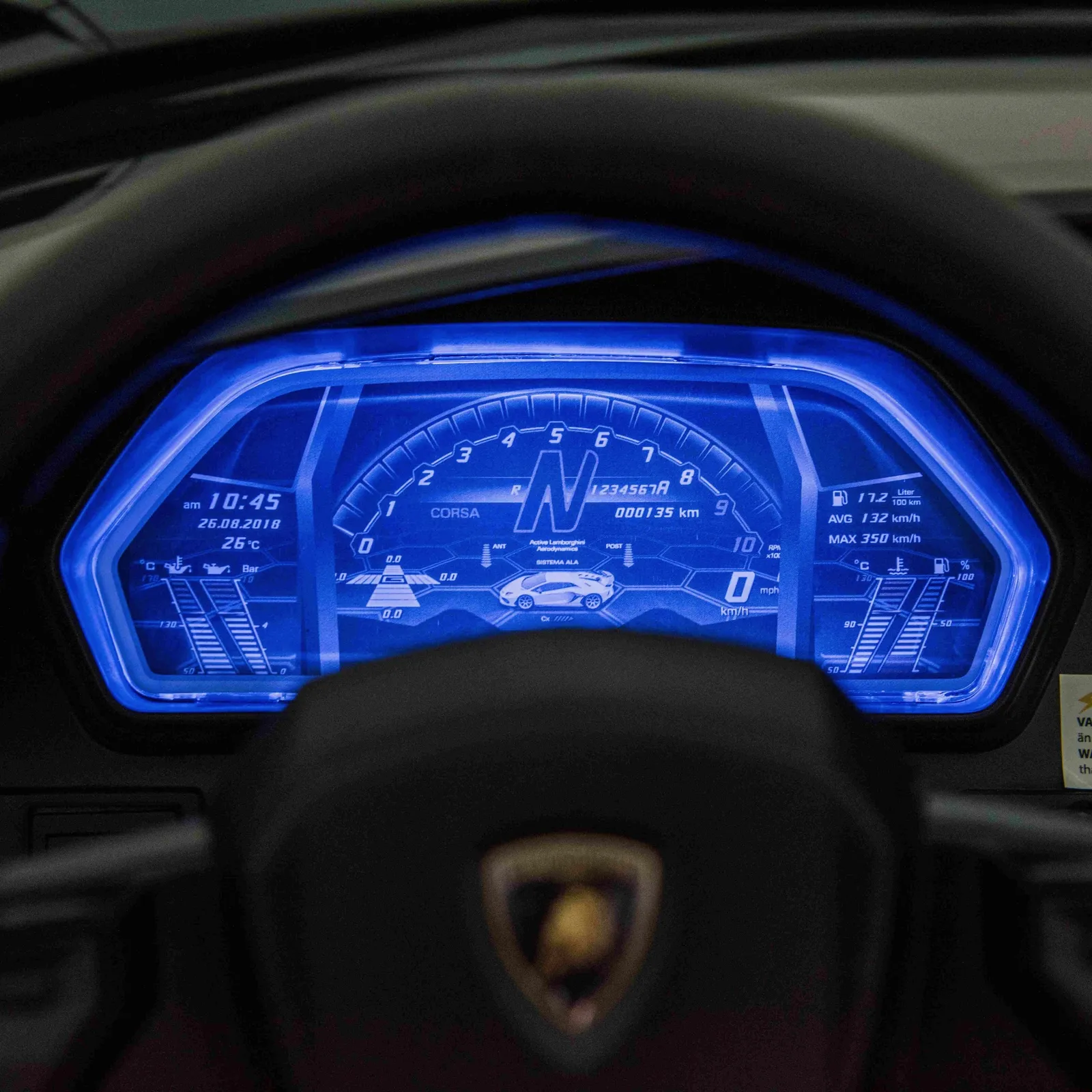 Lamborghini SVJ electric car with 2 seats, 24V, 500W, premium equipped, Drift Edition, black [14]
