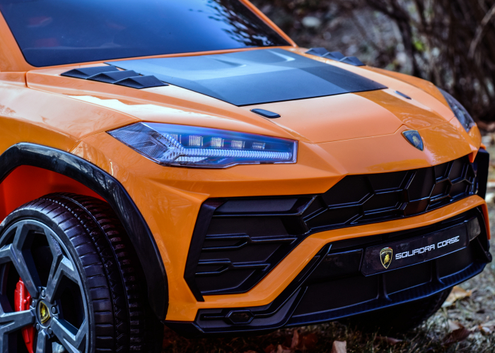 Masinuta electrica Lamborghini Urus ST-X, 4x4 180W, 12V PREMIUM, portocaliu [13]