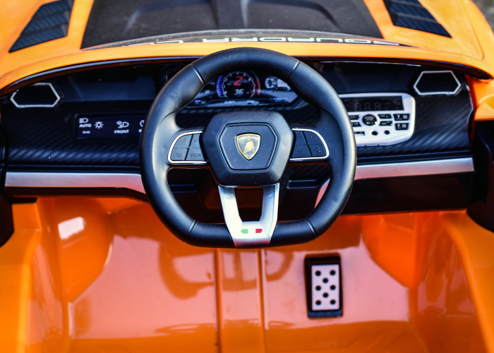 Masinuta electrica Lamborghini Urus ST-X, 4x4 180W, 12V PREMIUM, portocaliu [9]