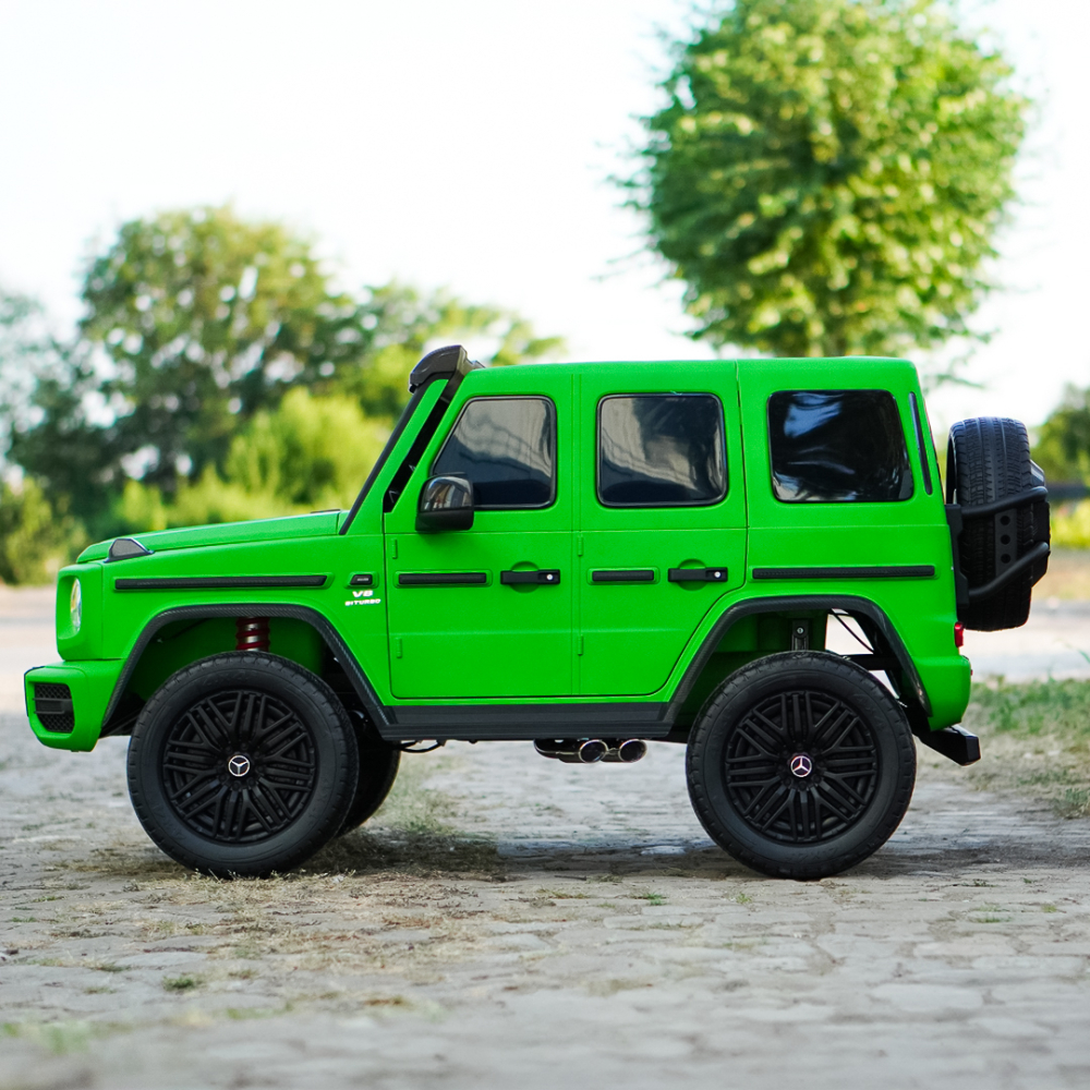 Mercedes G63 Electric Ride-On Car, 560W Brushless Motors, 24V 20Ah, Matte Green [5]
