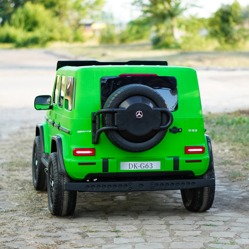 Mercedes G63 Electric Ride-On Car, 560W Brushless Motors, 24V 20Ah, Matte Green [7]