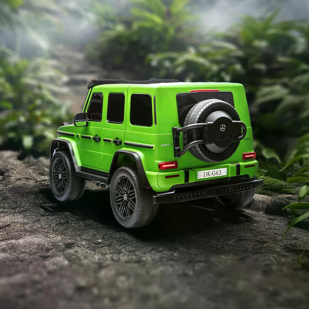 Mercedes G63 Electric Ride-On Car, 560W Brushless Motors, 24V 20Ah, Matte Green [7]