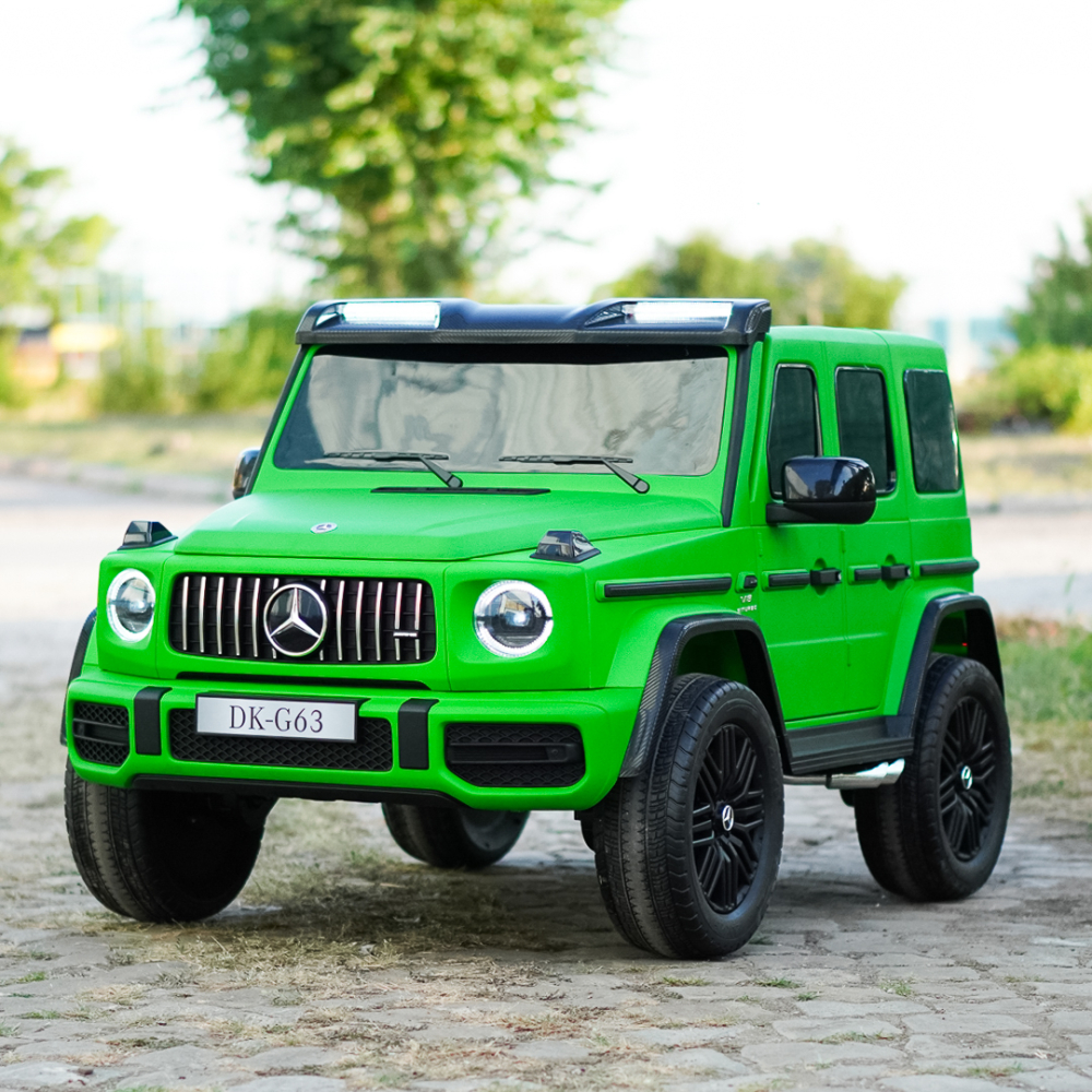 Mercedes G63 Electric Ride-On Car, 560W Brushless Motors, 24V 20Ah, Matte Green [2]