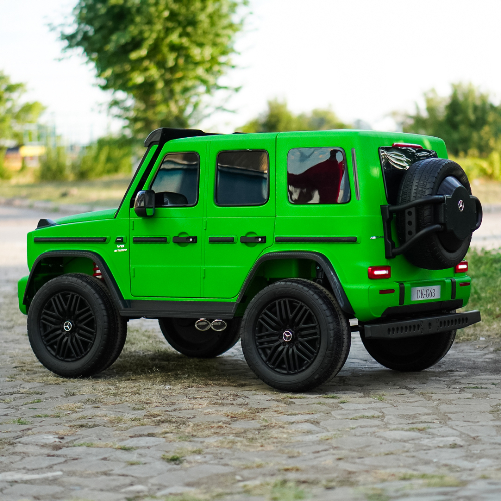 Mercedes G63 Electric Ride-On Car, 560W Brushless Motors, 24V 20Ah, Matte Green [6]
