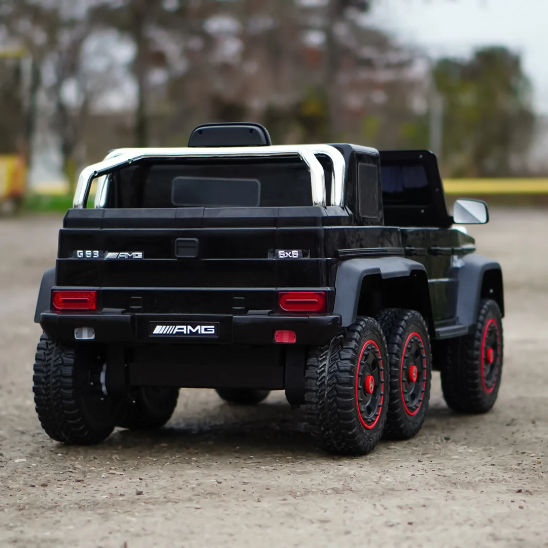 Premium Electric Ride-On Car Mercedes-Benz G63 6×6, 210W, 12V 10Ah, black [13]