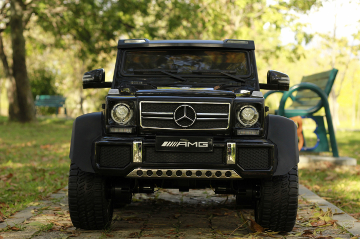 Masinuta electrica pentru copii Mercedes G63, 6x6, putere 270W, echipare DELUXE, Negru [3]