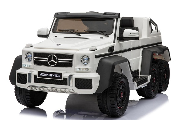 Masinuta electrica Mercedes G63 6x6 270W Premium  #ALB [1]